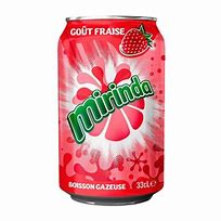 Pack de 24 canettes Mirinda fraise    , 33cl